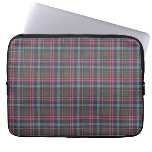 Klassisches Karomuster Laptopschutzhülle (Vorderseite)