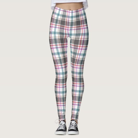Klassisches Karomuster Leggings (Vorderseite)