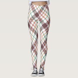 Klassisches Karomuster Leggings