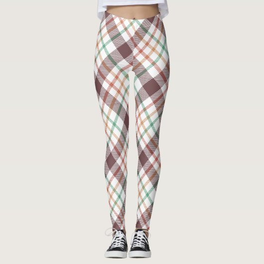 Klassisches Karomuster Leggings (Vorderseite)