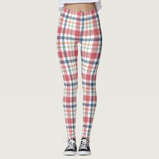 Klassisches Karomuster Leggings (Vorderseite)