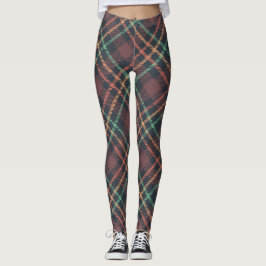 Klassisches Karomuster Leggings