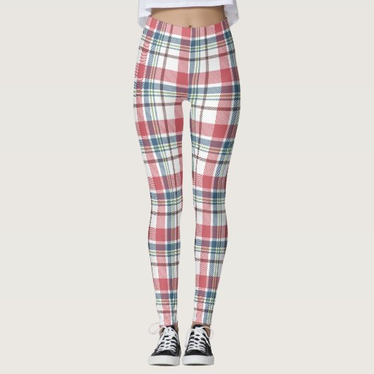 Klassisches Karomuster Leggings (Vorderseite)