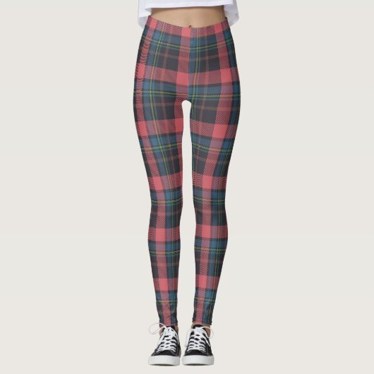 Klassisches Karomuster Leggings (Vorderseite)