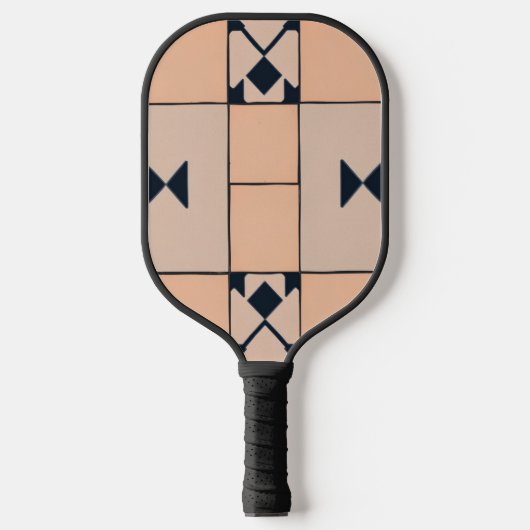 Klassisches Karomuster Pickleball Schläger (Vorderseite)