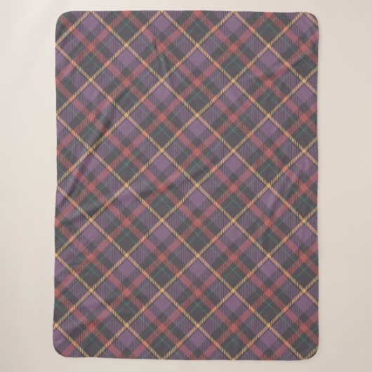 Klassisches Karomuster Sherpadecke (Vorderseite)