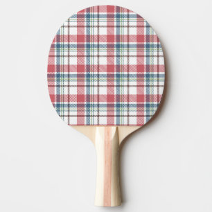 Klassisches Karomuster Tischtennis Schläger