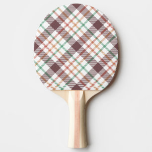 Klassisches Karomuster Tischtennis Schläger