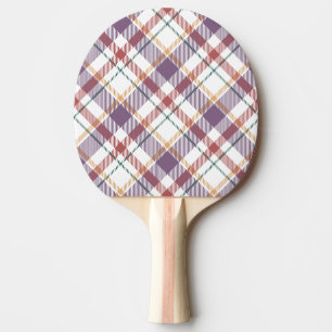 Klassisches Karomuster Tischtennis Schläger