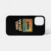 Klassisches Kassette iPhone Hülle (Rückseite (Horizontal))