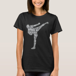 Klassisches Kickboxen Kickboxer Karate Männer Kind T-Shirt
