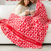 Klassisches Kirschrot-Herzen Valentinsgeschenk