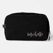 Klassisches Klassisches Elegantes Chic Rose Gold S Waschbeutel (Vorderseite)