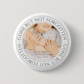 Klassisches klassisches Foto mit elegantem Chic Button (Vorderseite)