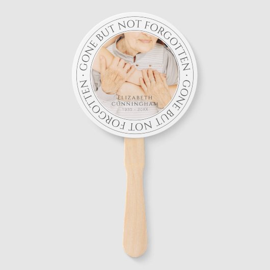 Klassisches klassisches Foto mit elegantem Chic Fächer (Vorderseite)