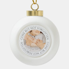 Klassisches klassisches Foto mit elegantem Chic Keramik Kugel-Ornament