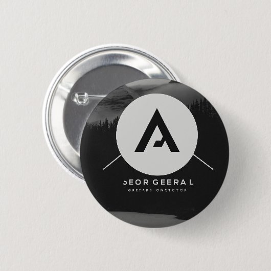 Klassisches Knopfdesign Button (Vorne & Hinten)
