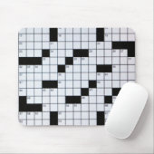 Klassisches Kreuzworträtsel-Gitter mousepad (Mit Mouse)