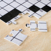 Klassisches Kreuzworträtsel-Gitter Puzzle (Seite)