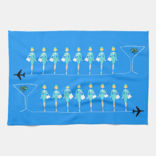 Klassisches Küchentuch für Flugbegleiter