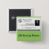 Klassisches kundengerechtes button (Vorne & Hinten)