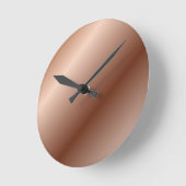 klassisches Kupfer #15 Runde Wanduhr (Winkel)