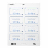 Klassisches Label für Konserven- und Konfitüren od (Vorne)