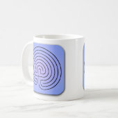 Klassisches Labyrinth Kaffeetasse (Vorderseite Links)