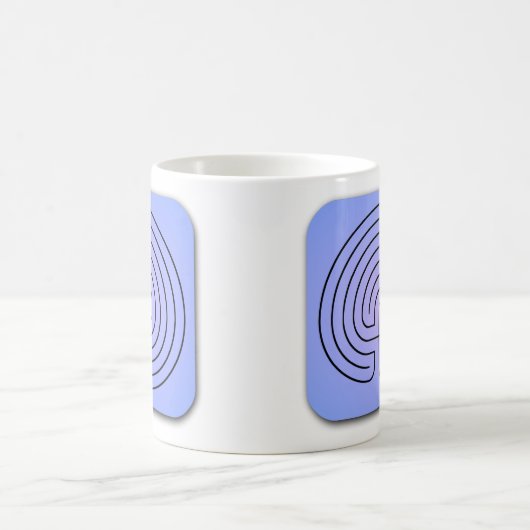 Klassisches Labyrinth Kaffeetasse (Mittel)