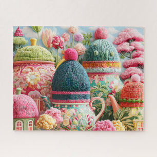 Klassisches ländliches rustikales Whimsical Cottag Puzzle