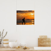 Klassisches Lao Tzu Journey Zitat Poster (Küche)