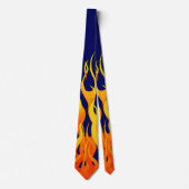 Klassisches laufendes Flammen-Feuer auf Krawatte (Vorderseite)