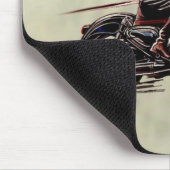KLASSISCHES LAUFENDES MOTORRAD MOUSEPAD (Ecke)