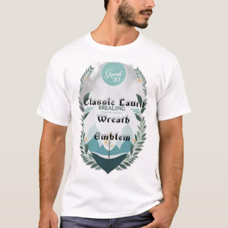Klassisches Laurel Wreath-Emblem T-Shirt