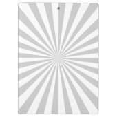 Klassisches Leichtgrau-Spinning-Rad Klemmbrett (Rückseite)