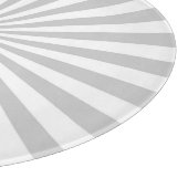 Klassisches Leichtgrau-Spinning-Rad Schneidebrett (Ecke)