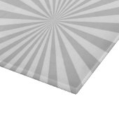Klassisches Leichtgrau-Spinning-Rad Schneidebrett (Ecke)