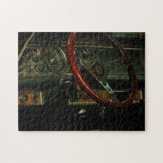 Klassisches Lenkrad für Oldtimer Puzzle (Horizontal)