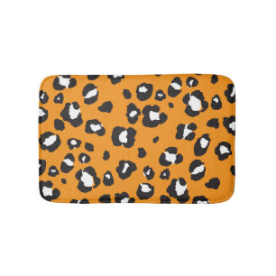 Klassisches Leopard-Druckmuster Badematte