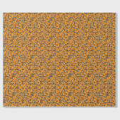 Klassisches Leopard-Druckmuster Geschenkpapier (Flach)