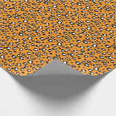 Klassisches Leopard-Druckmuster Geschenkpapier (Ecke)