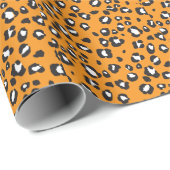Klassisches Leopard-Druckmuster Geschenkpapier (Rolleneckpunkt)