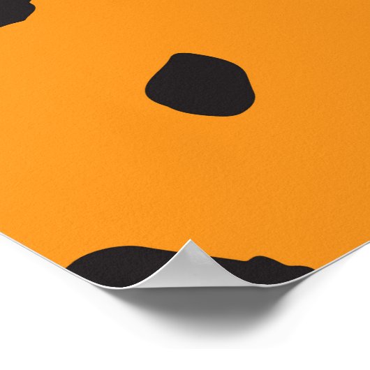 Klassisches Leopard-Druckmuster Poster (Ecke)