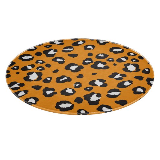 Klassisches Leopard-Druckmuster Schneidebrett (Ecke)