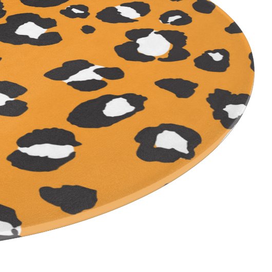 Klassisches Leopard-Druckmuster Schneidebrett (Ecke)