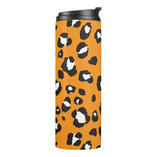 Klassisches Leopard-Druckmuster Thermosbecher (Nach links gedreht)