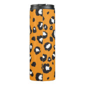 Klassisches Leopard-Druckmuster Thermosbecher (Rückseite)