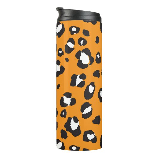 Klassisches Leopard-Druckmuster Thermosbecher (Nach rechts gedreht)
