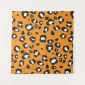 Klassisches Leopard-Druckmuster Wandteppich (Vorderseite (Horizontal))