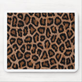 Klassisches Leopard-Muster-Tierdruck Mousepad (Vorne)